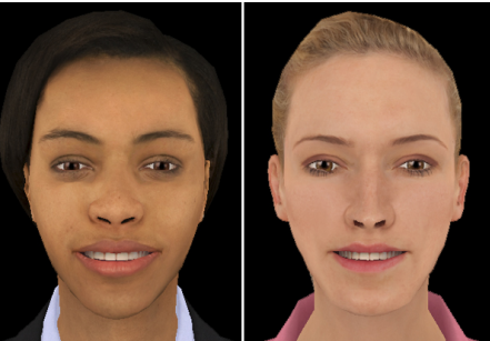 Applying facial animations consistently over different Microsoft Rocketbox avtars.